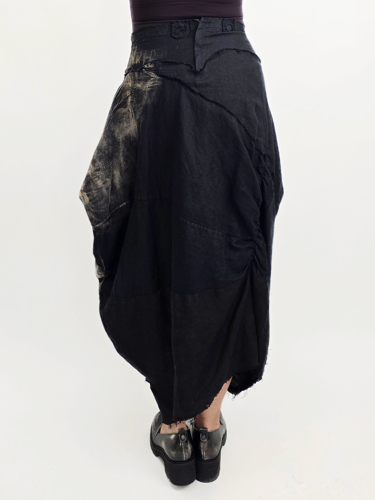 Tatiana Palnitska- Distressed Black Skirt