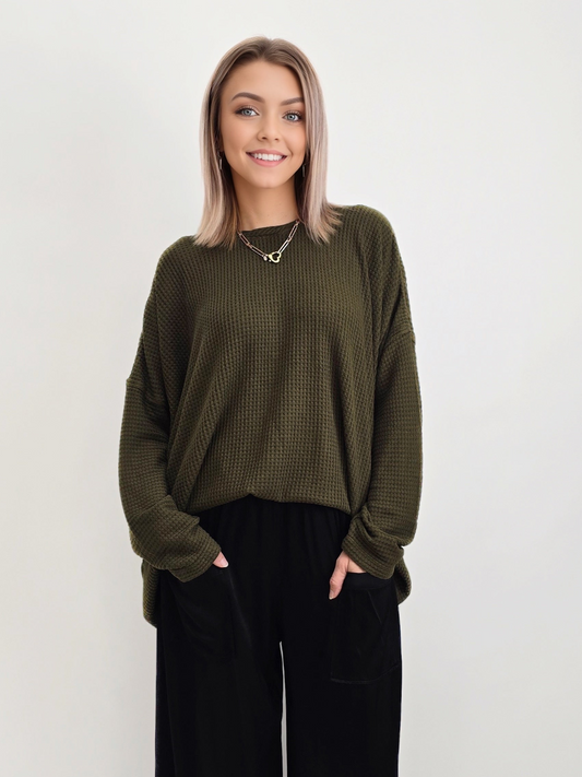 Bodil- Knit One Size/Olive