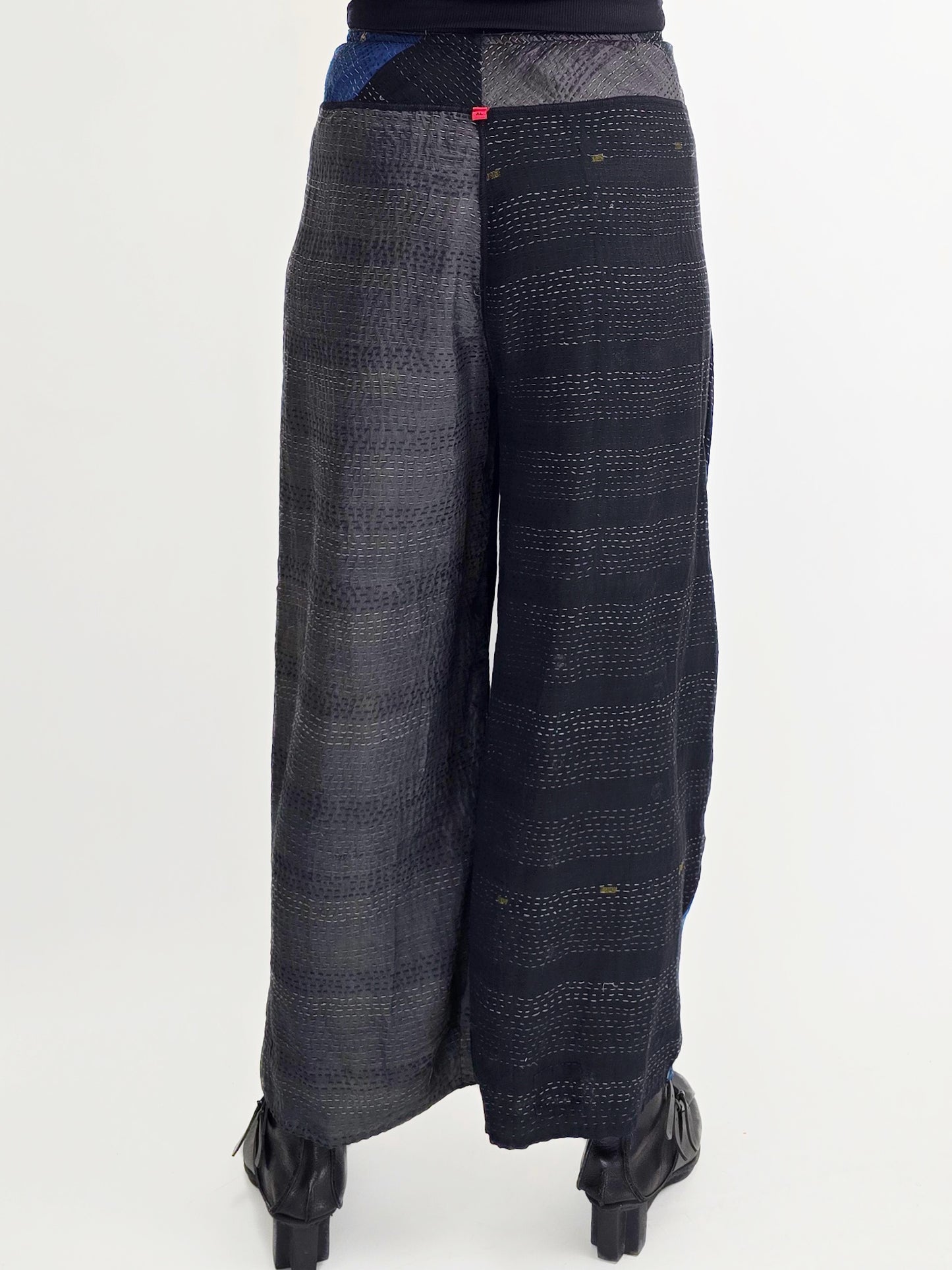 Mieko Mintz- Jaipur Patch Kantha Knee Tuck Pant