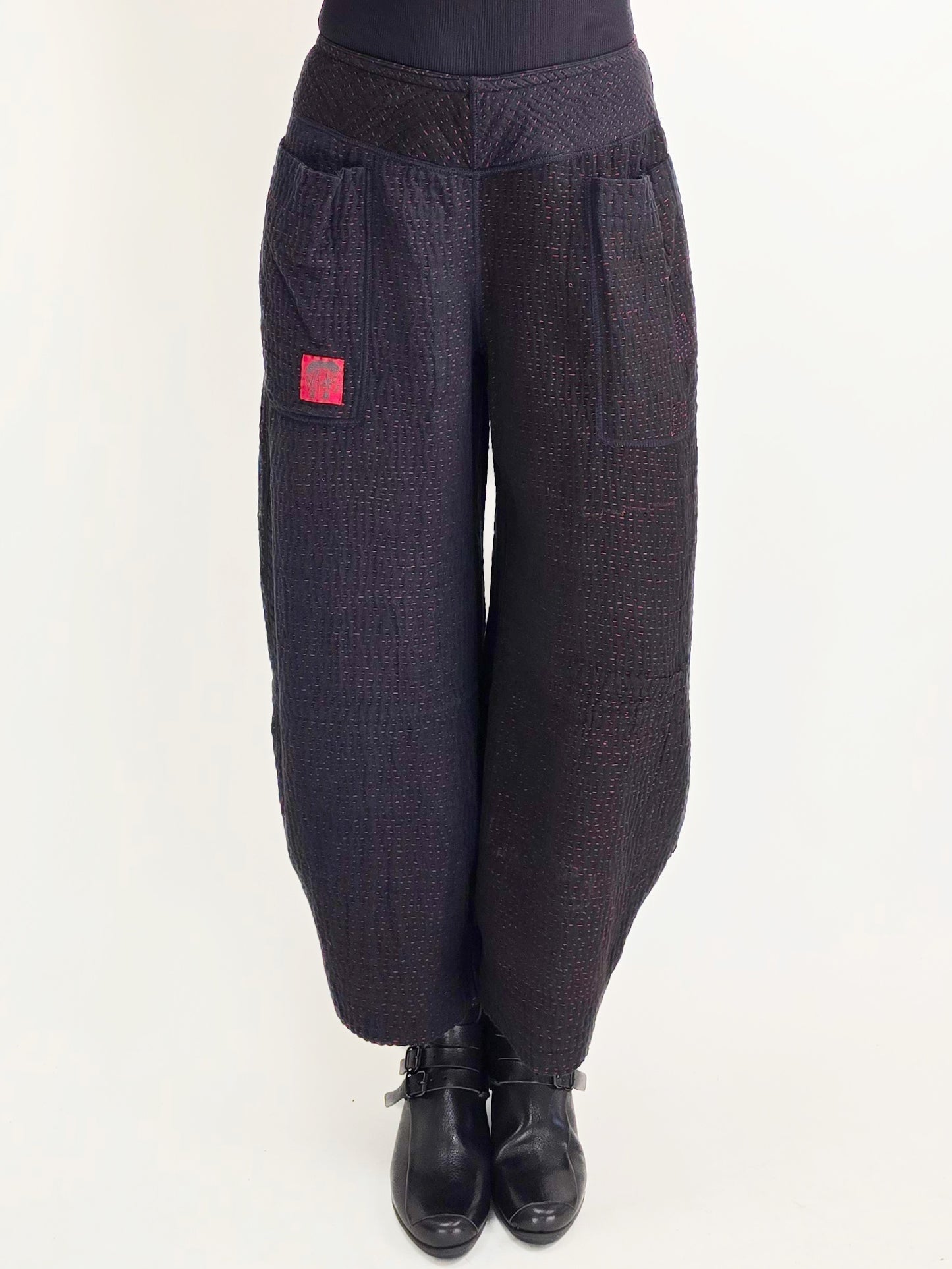 Mieko Mintz- Muji Patch Kantha Lantern Pant