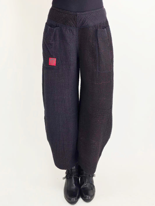 Mieko Mintz- Muji Patch Kantha Lantern Pant