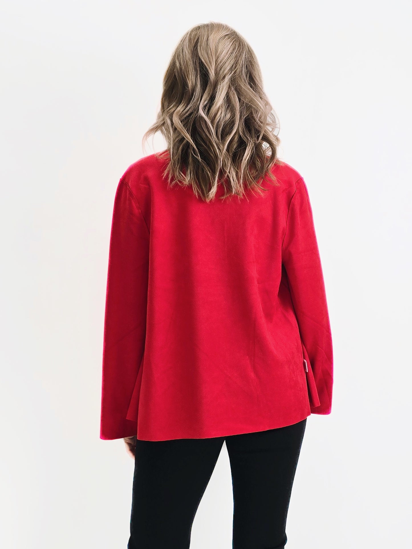 Lemon Grass- Reversible Wrap jacket/ Cherry