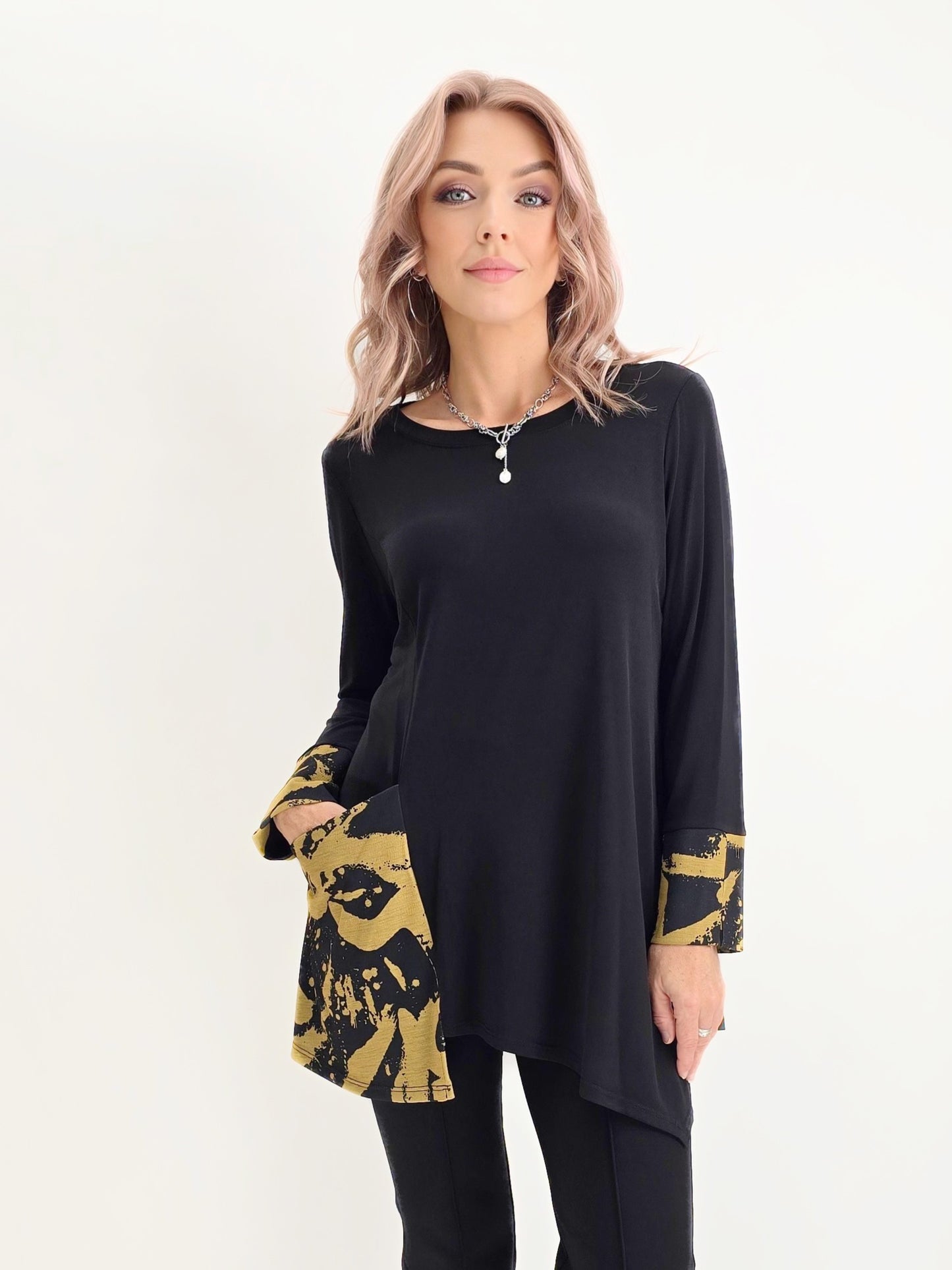 IC Collection- Asymmetrical Pocket Top