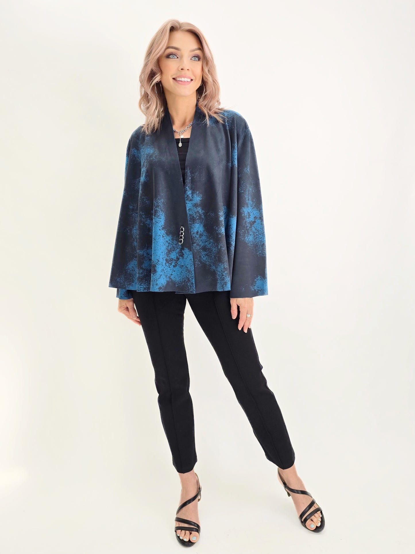 Lemon Grass- Reversible Wrap jacket