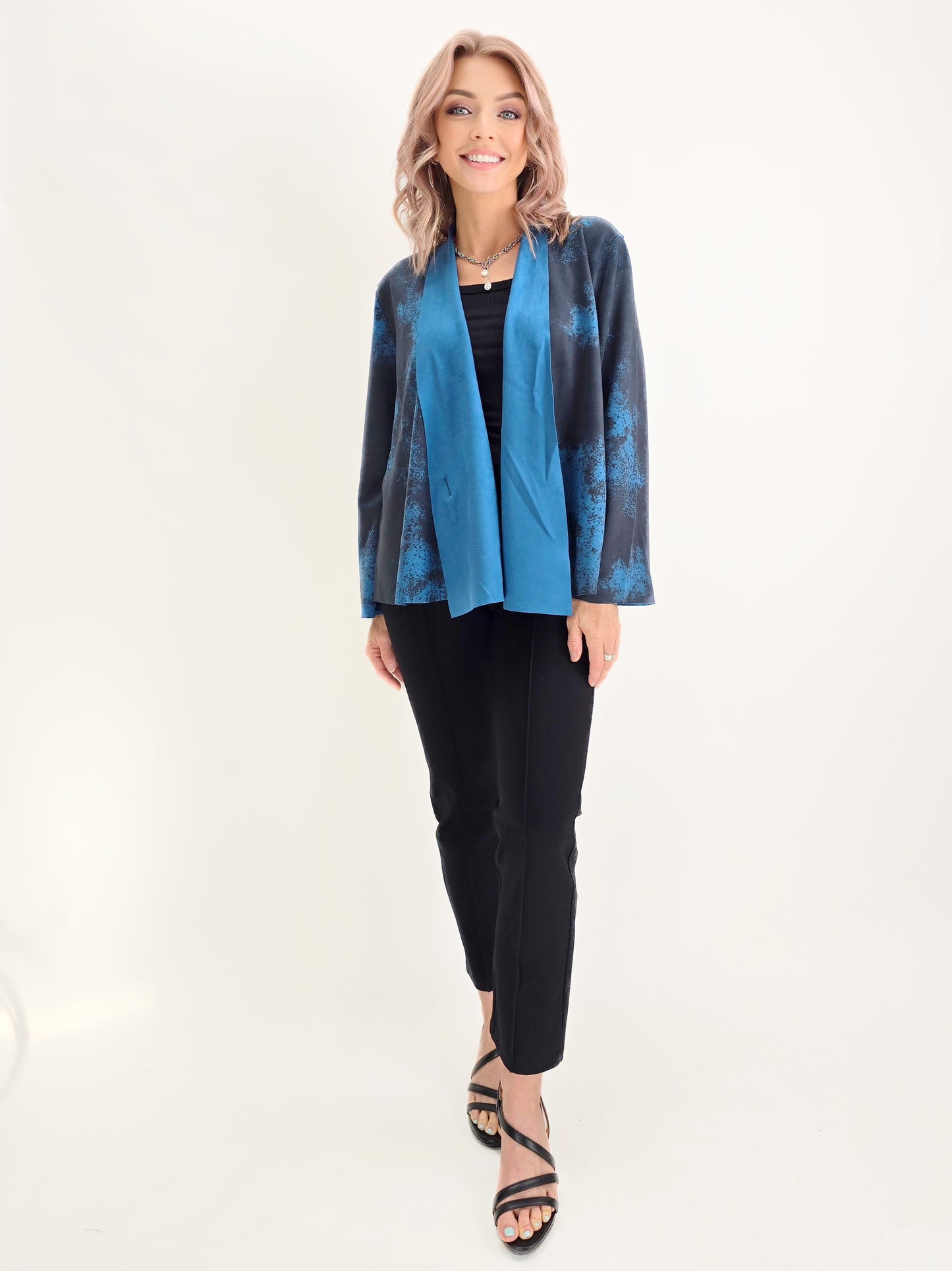 Lemon Grass- Reversible Wrap jacket