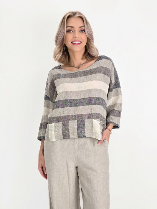 LUUKAA- Unity Stripe Top