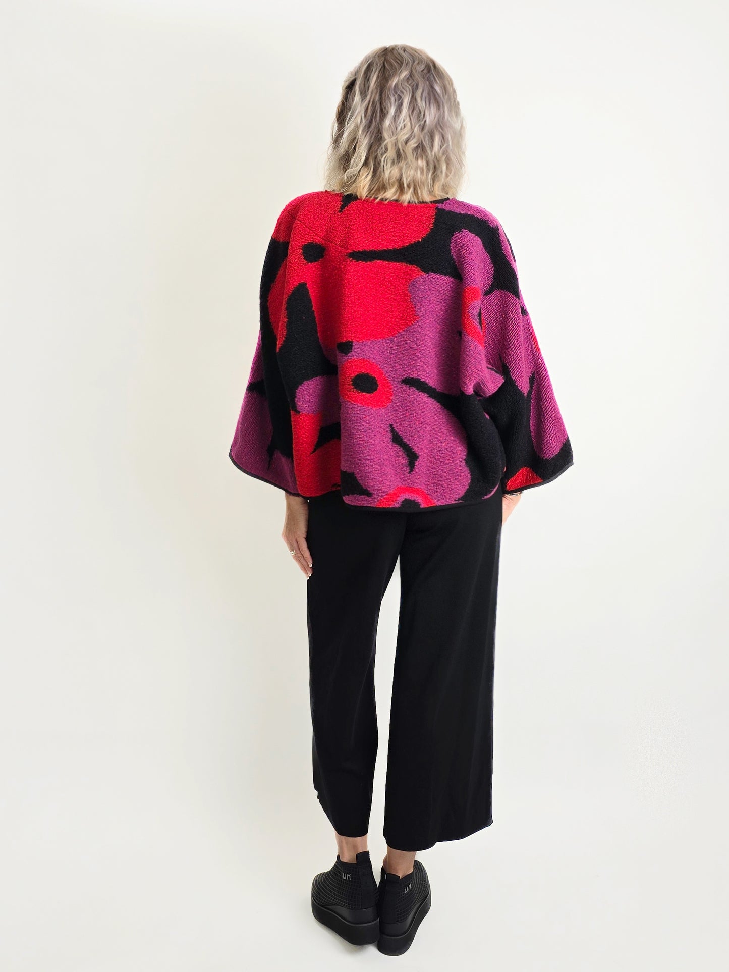 Mara Gibbucci- Brite Flower Crop Cardigan