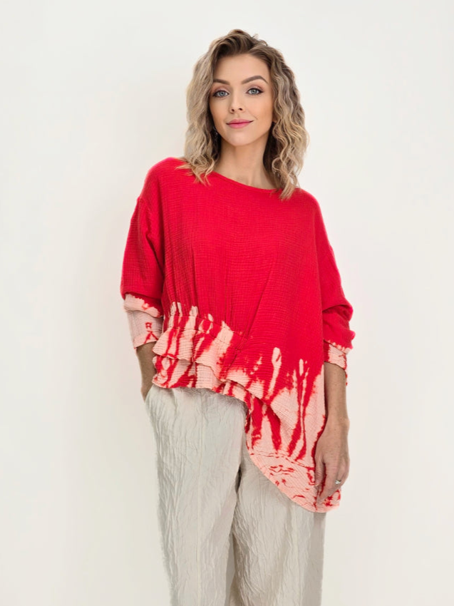 Dress to Kill- Elastic Pull L/S Top