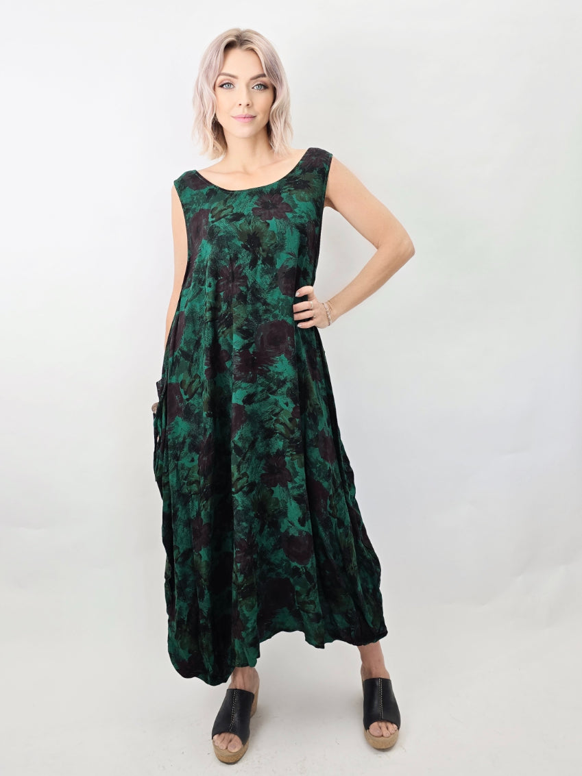 Los Banditos - Batik Patterned Maxi Dress