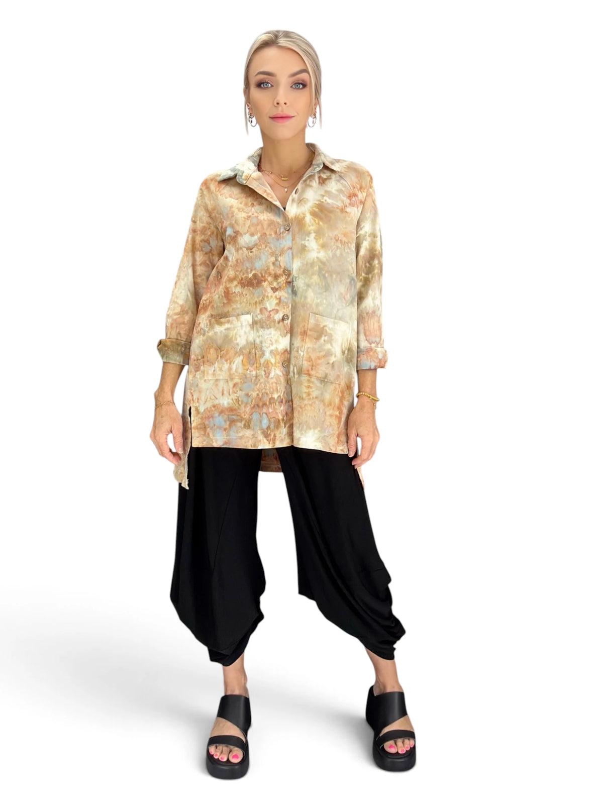 Narenee Designs – Autumn Sand Shirt Jacket