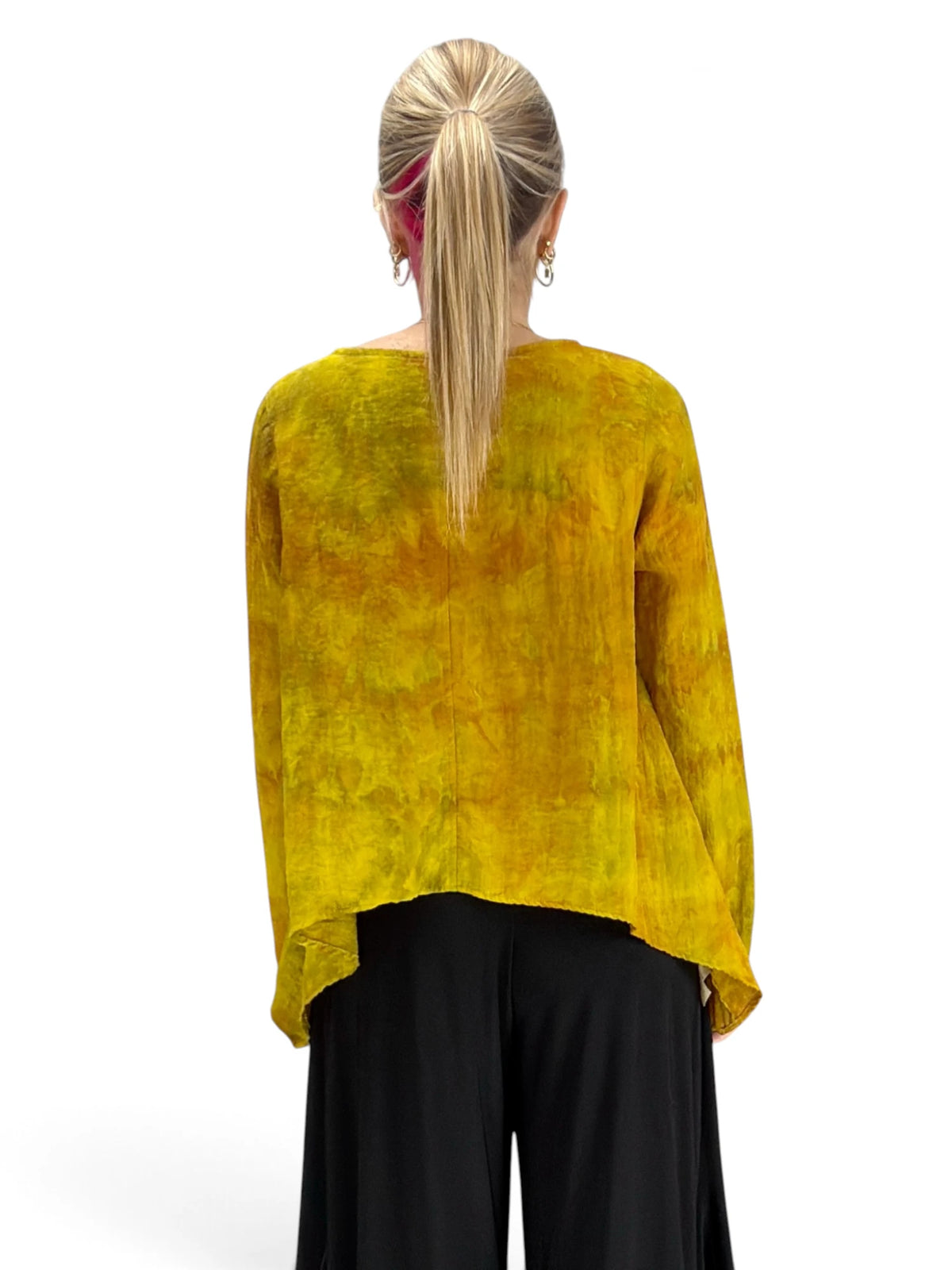 Narenee Designs – Golden Harvest Asymmetrical Top