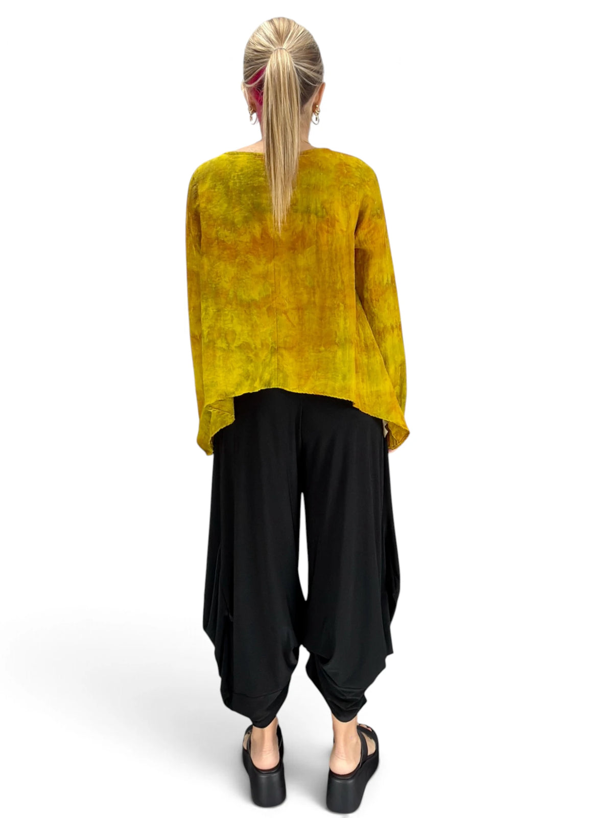 Narenee Designs – Golden Harvest Asymmetrical Top