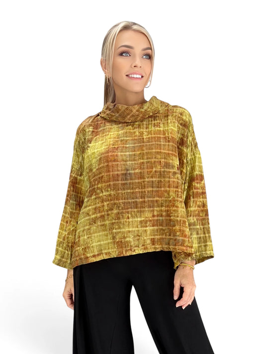 Narenee Designs – Autumn Glow Cowl Top