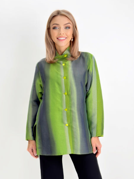 Kay Chapman- Dupioni Silk Issey Shirt