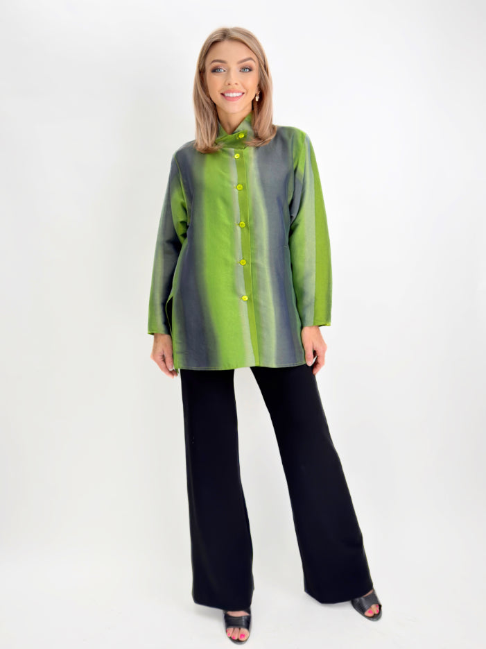 Kay Chapman- Dupioni Silk Issey Shirt