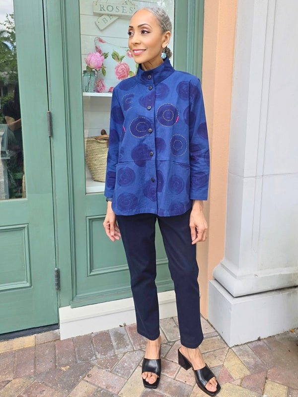 Robell Trouser- Bella 09 Ankle/ Dark Denim