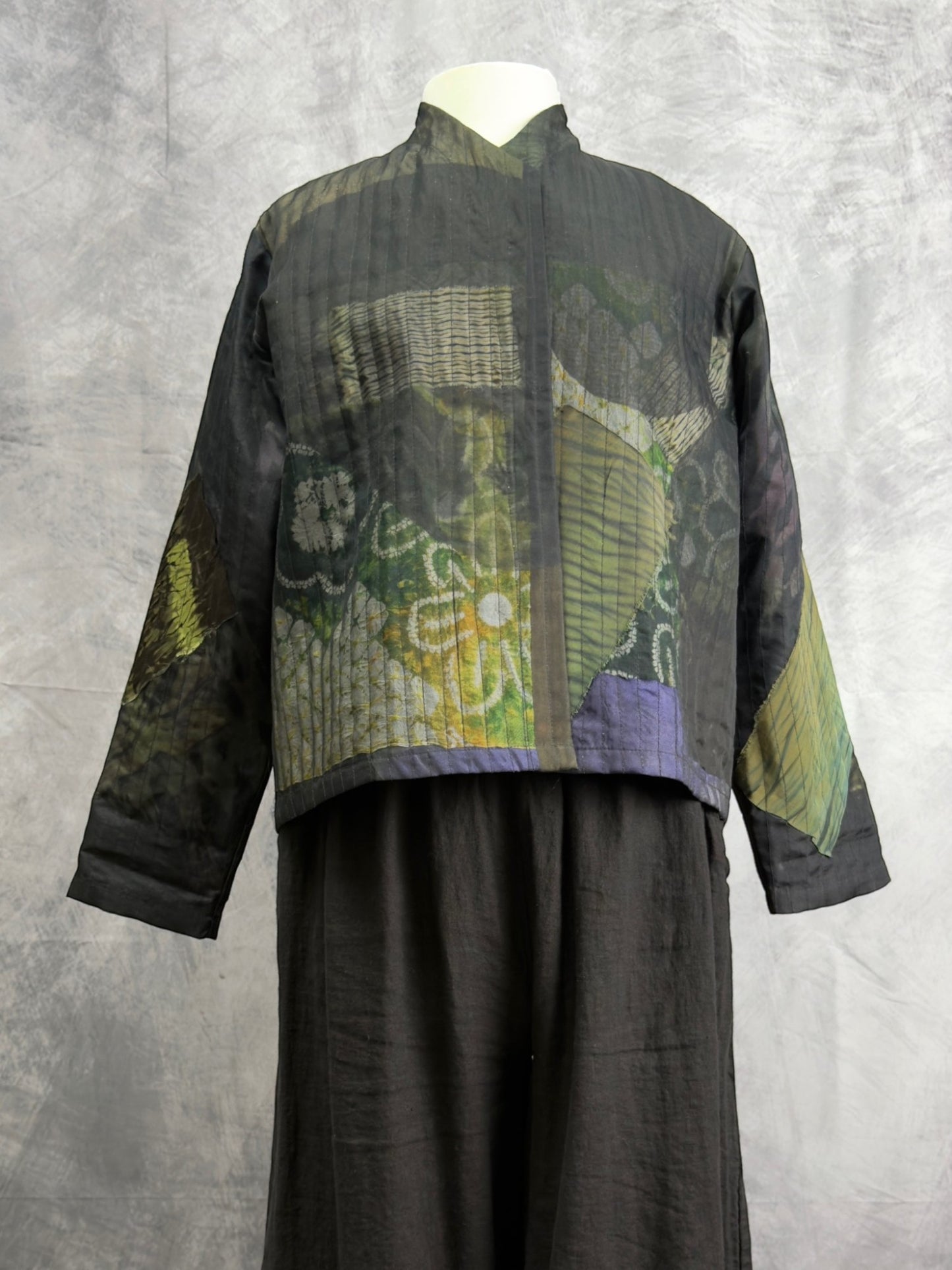 reimagine Collectio- Michael Kane/ Crop Semi Kimono