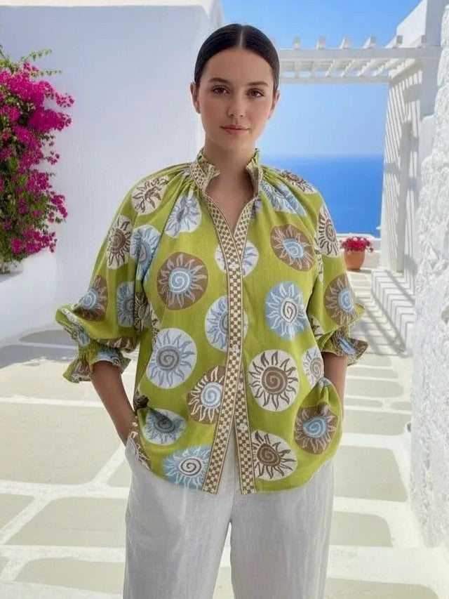 Kiik Luxe- Nine Three Zero Shirt/ Green