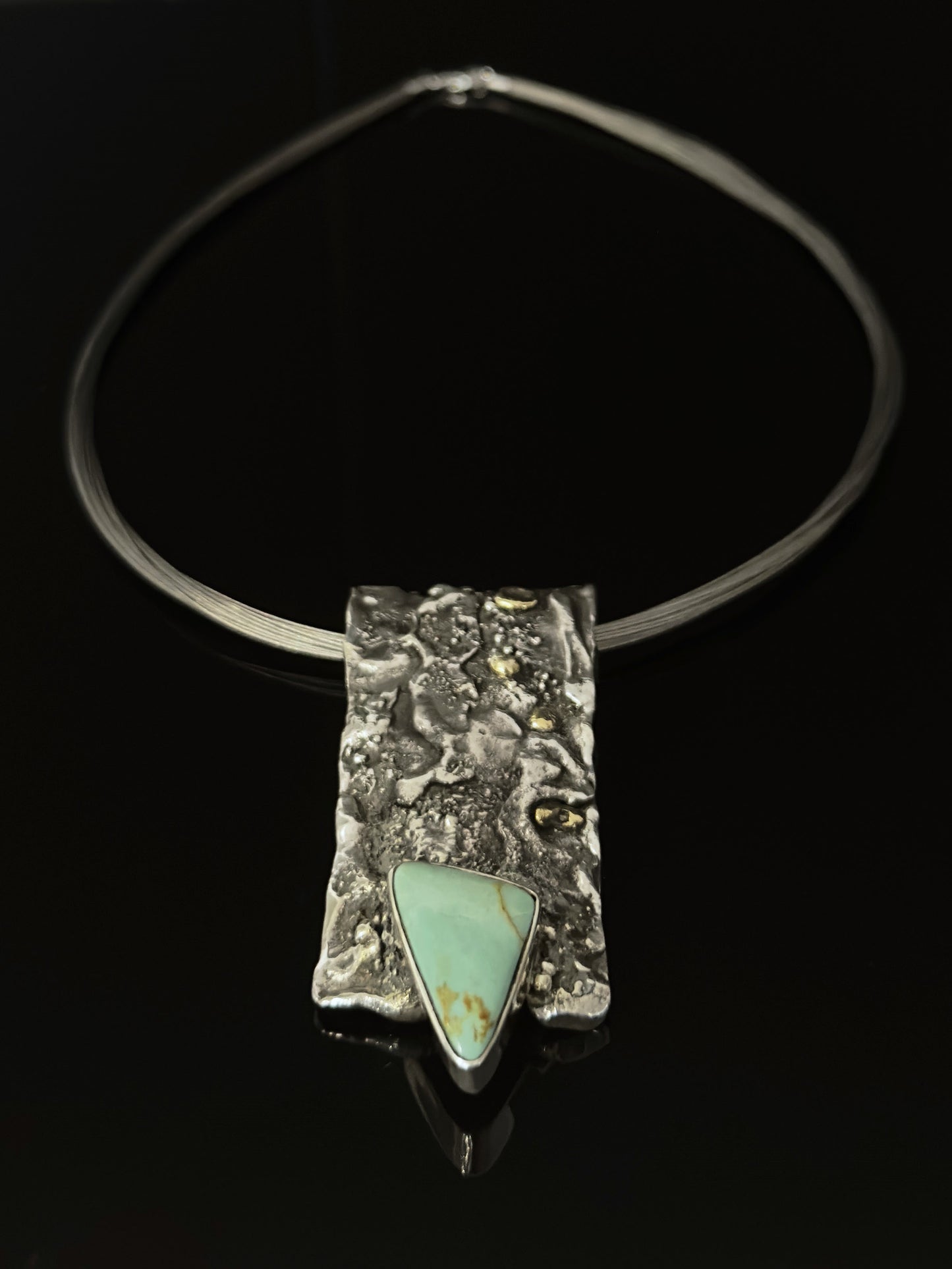 Tamara Kelly Designs - Reticulated pendant series with stone