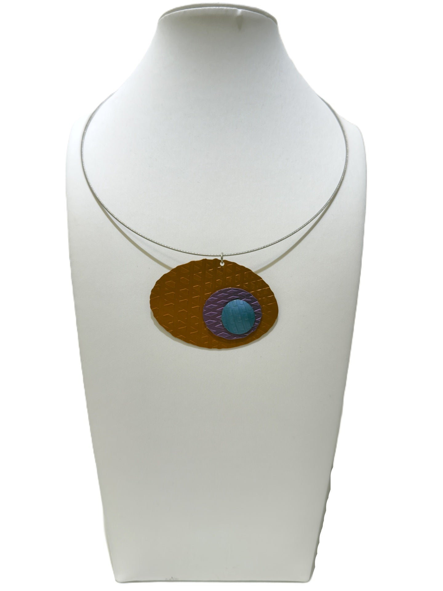 Q3 Art Inc. - Orb Necklace/ Orange