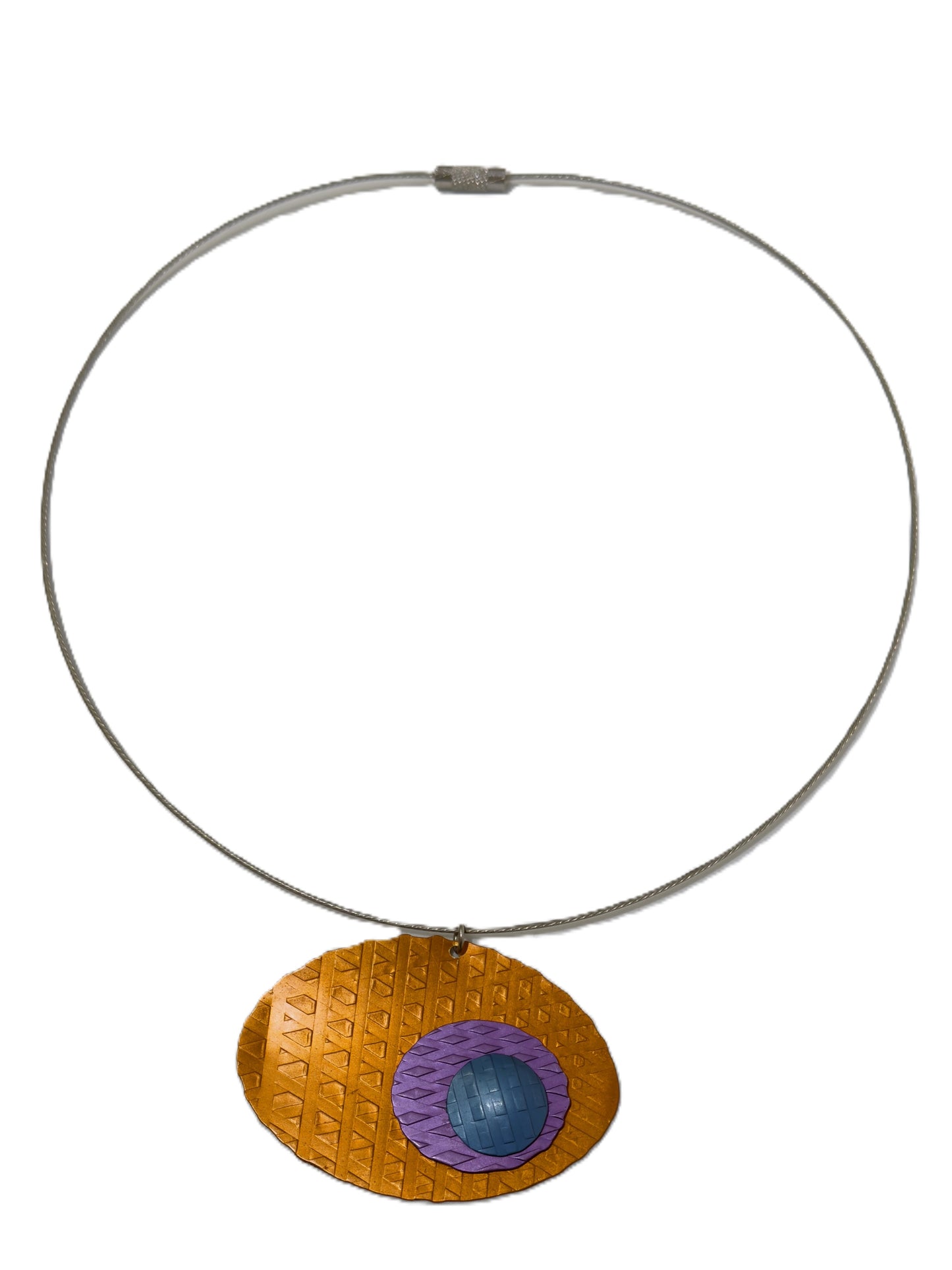 Q3 Art Inc. - Orb Necklace/ Orange