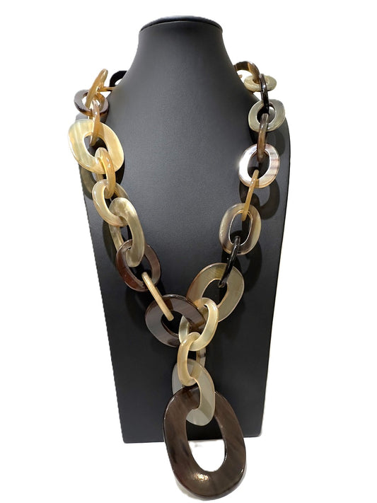 Viktoria Hayman- Brown Horn Necklace