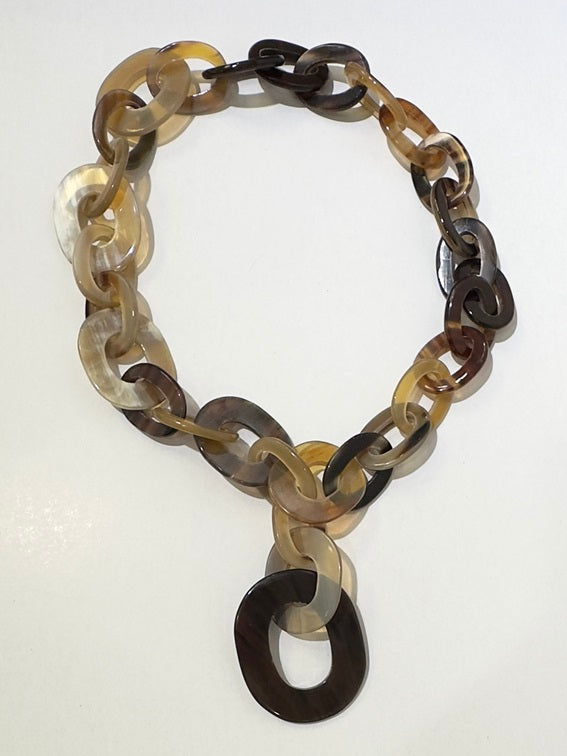 Viktoria Hayman- Brown Horn Necklace