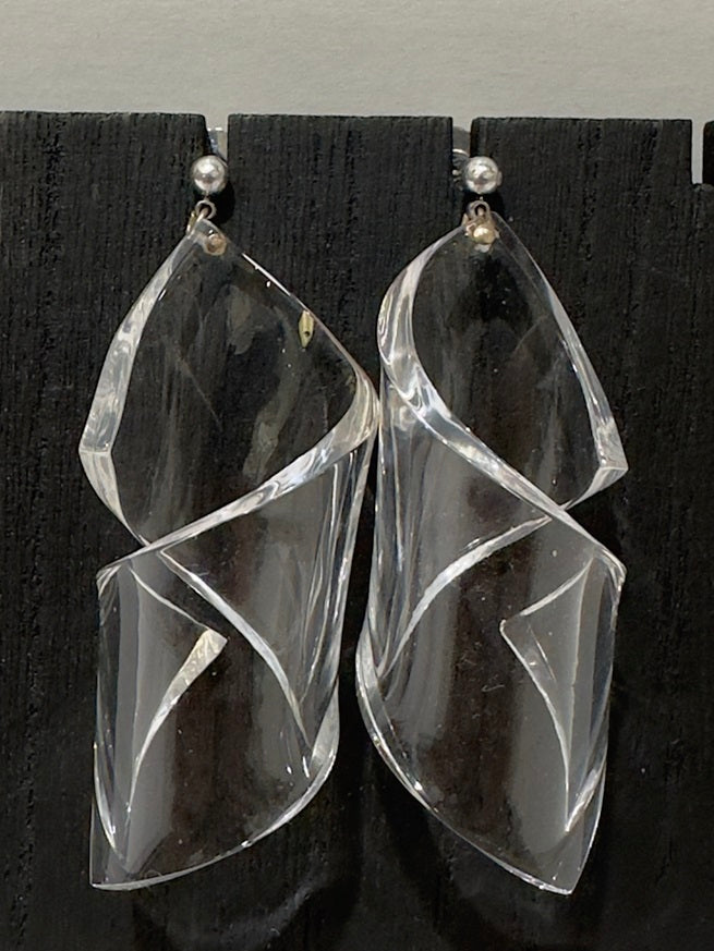 Laurent Guillot-Lucite Earrings