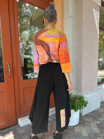 Narenee Designs- Hand-Stitched Cotton Patchwork Lantern Pants