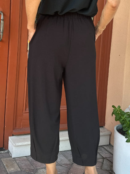 Narenee Designs- Patchwork Pocket Cropped Pants