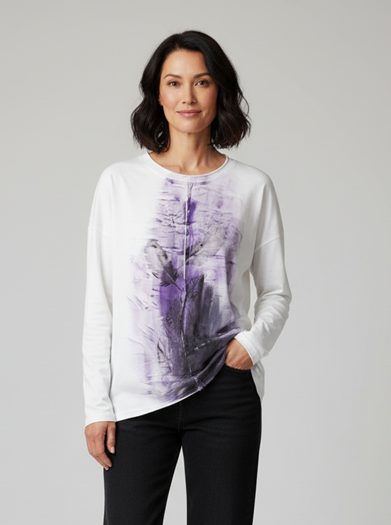 Narenee Designs- Violet Whisper Tee