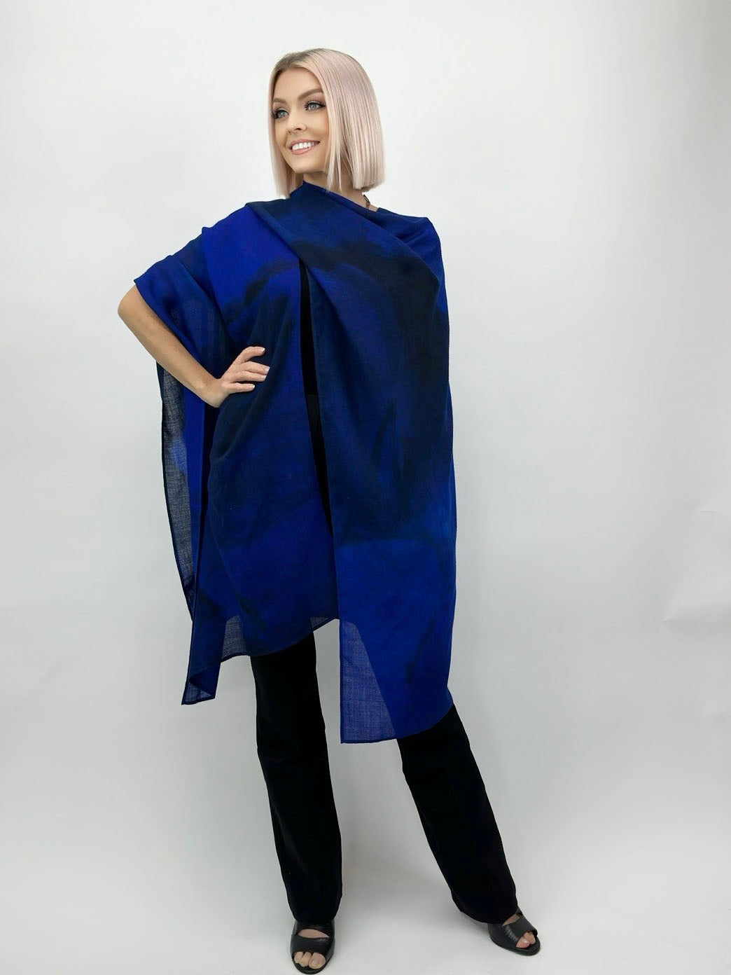 Zonda Nellis- Cobalt Blue Wrap