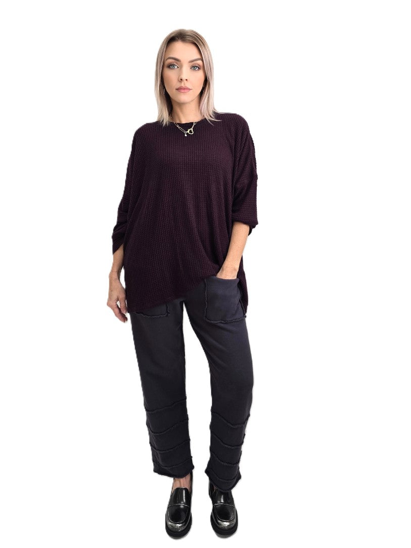 Bodil- Knit One Size/Plum