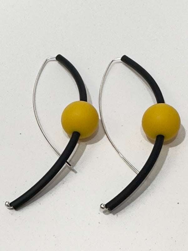 Frank Ideas - Sphere Earrings new colours: Mustard