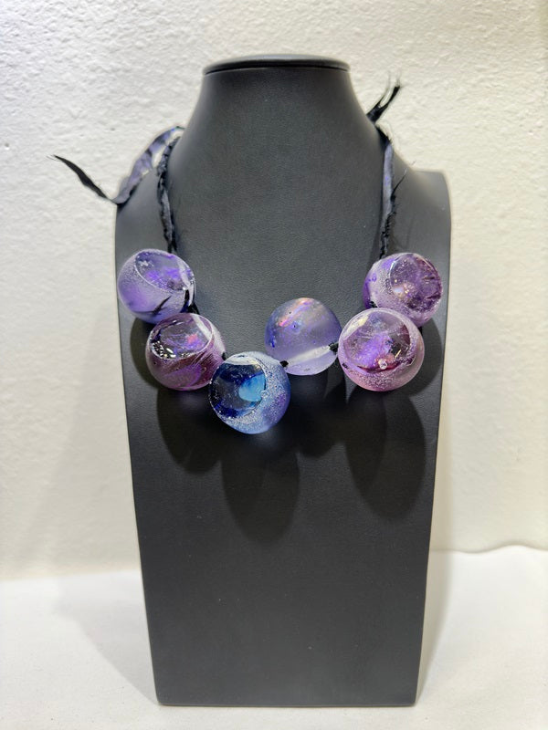 Tatiana Palnitska- Necklace/ Purple