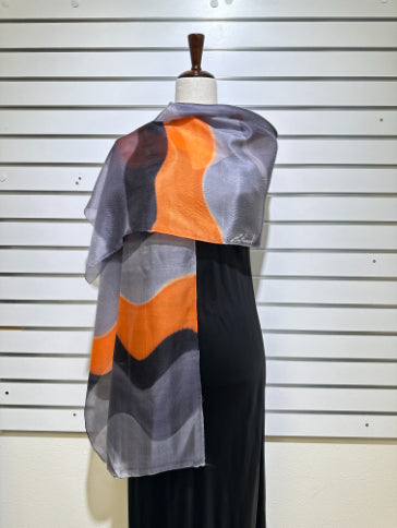 Makanuda - Wave silk scarf