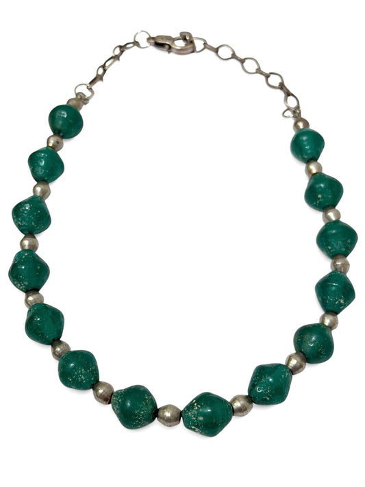 Narenee Designs- African Glass Bead Necklace