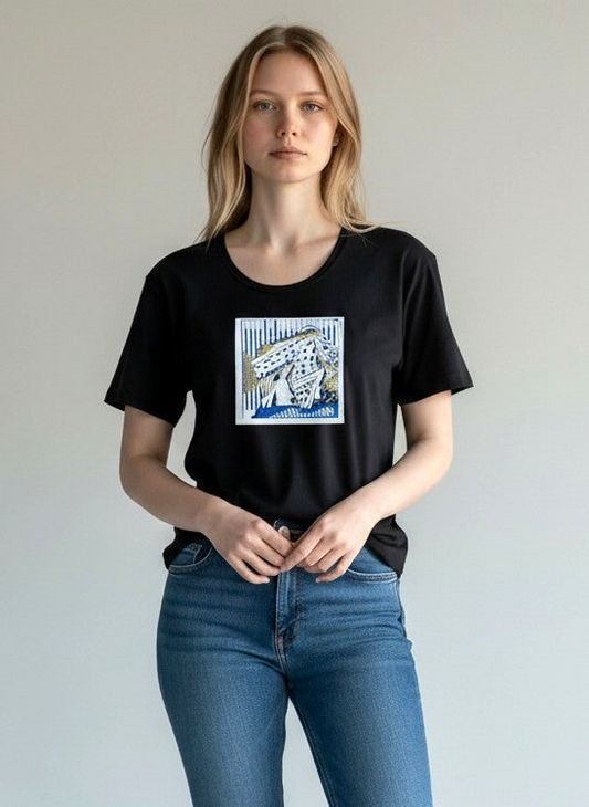 Loretta Harms- Zig-Zag Design S/S Tee