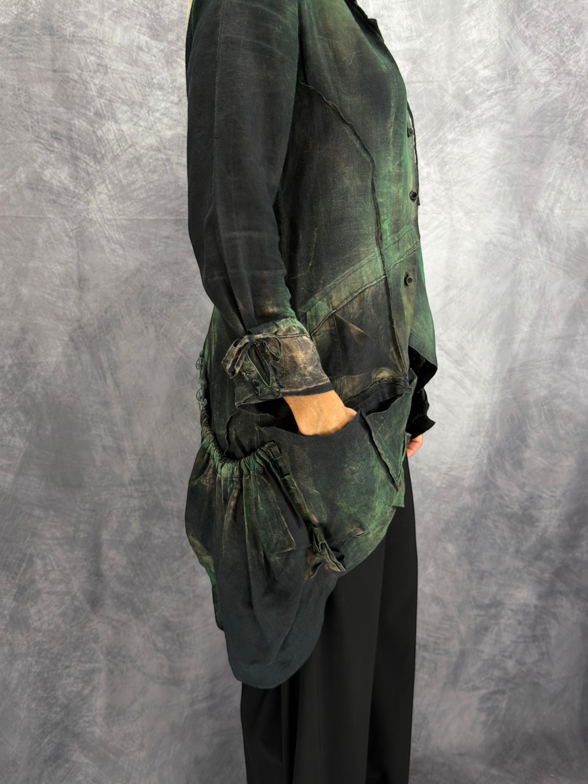 Reimagine Collection- Tatiana Palnitska/ Hand-Painted Jacket