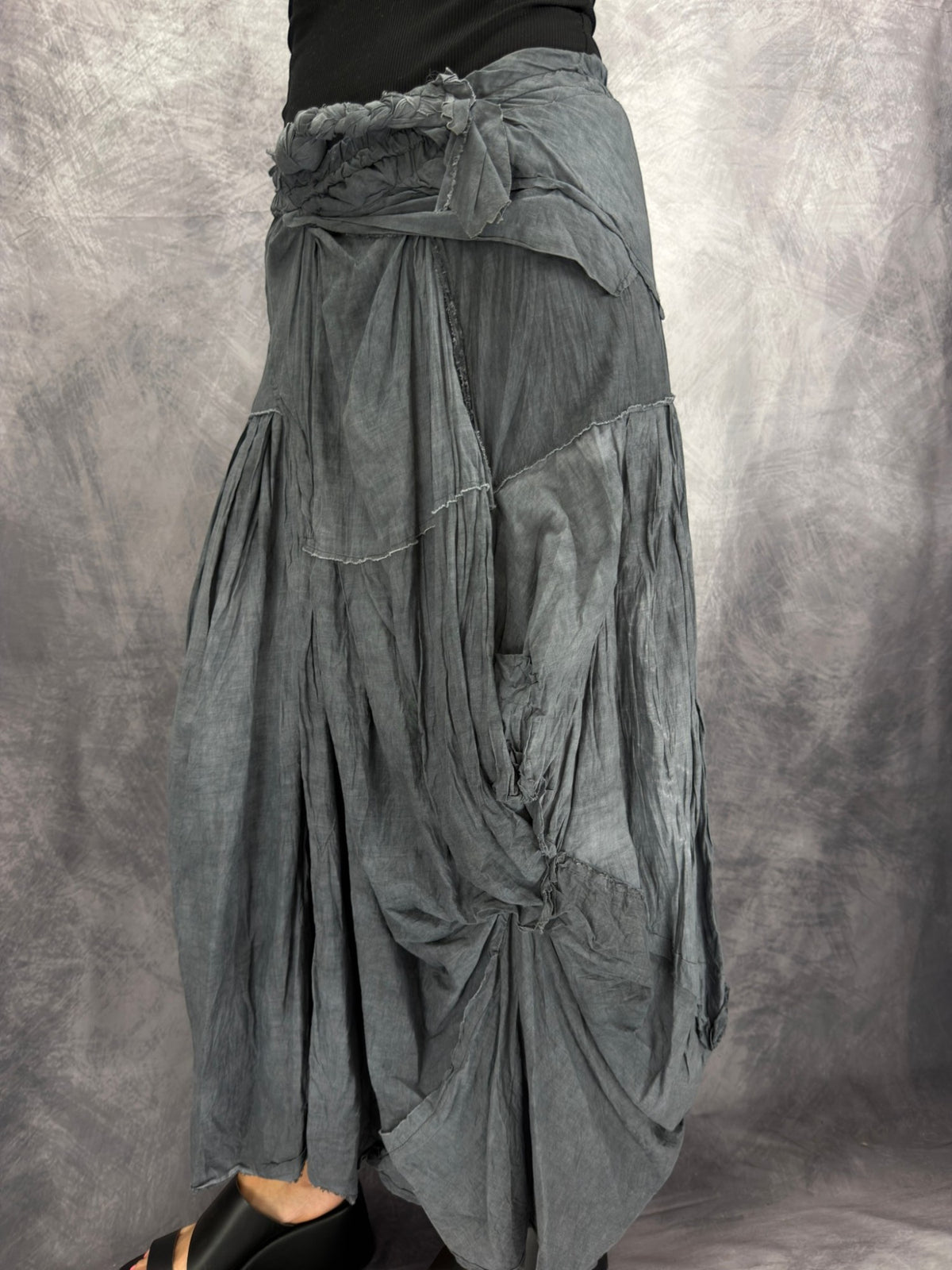Reimagine Collection- Tatiana Palnitska/ Sculptural Draped Skirt