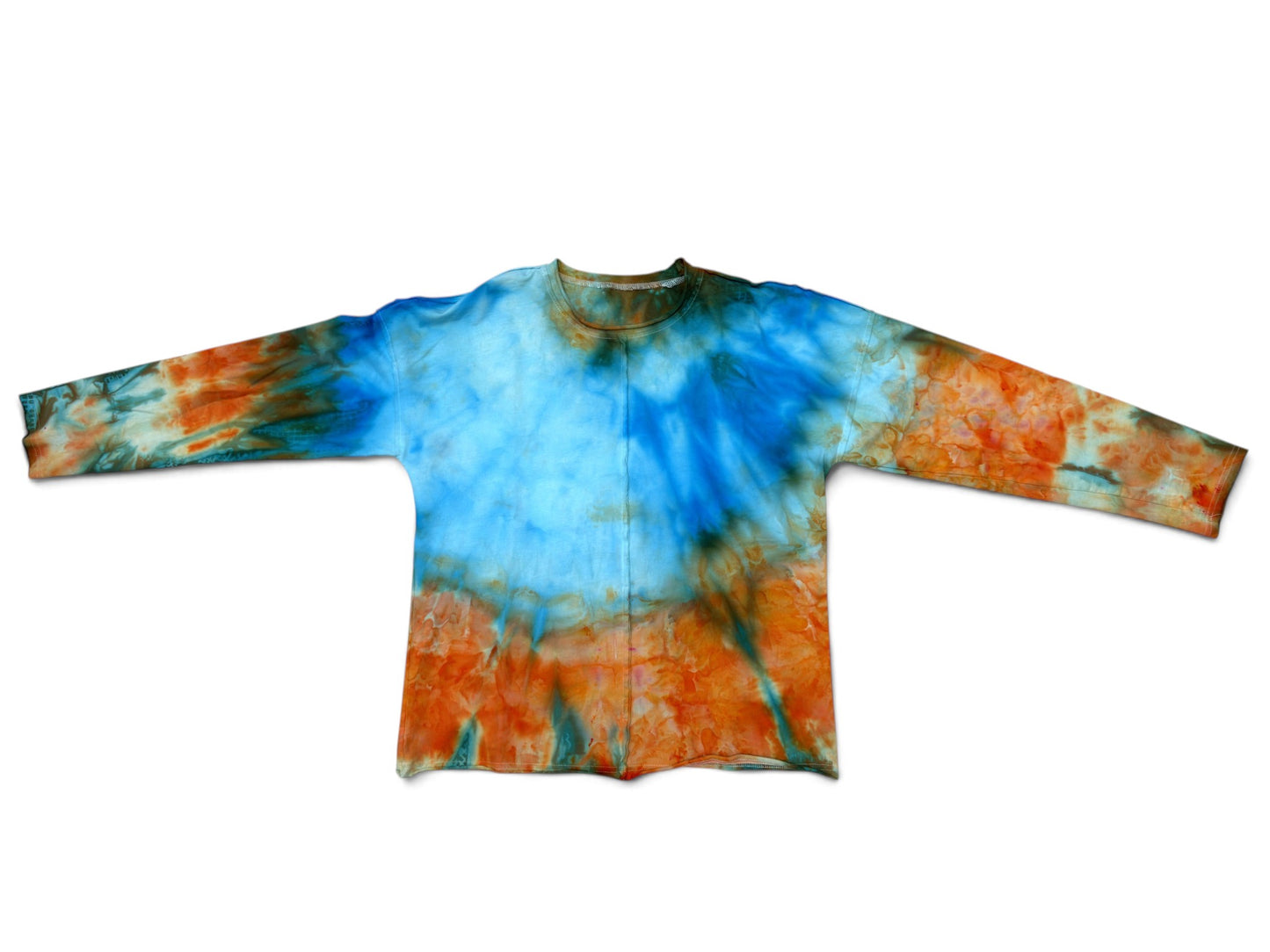 Narenee Designs- Coastal Flame Ice-Dye Tee