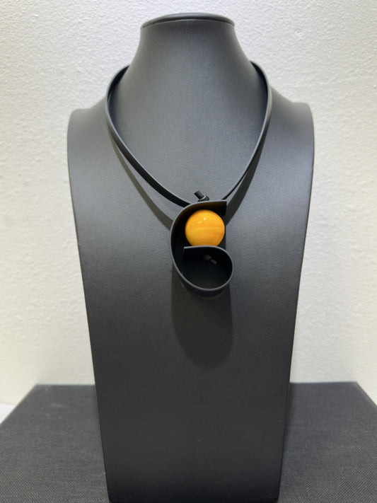 Samuel Coraux -Thinker Necklace: Yellow