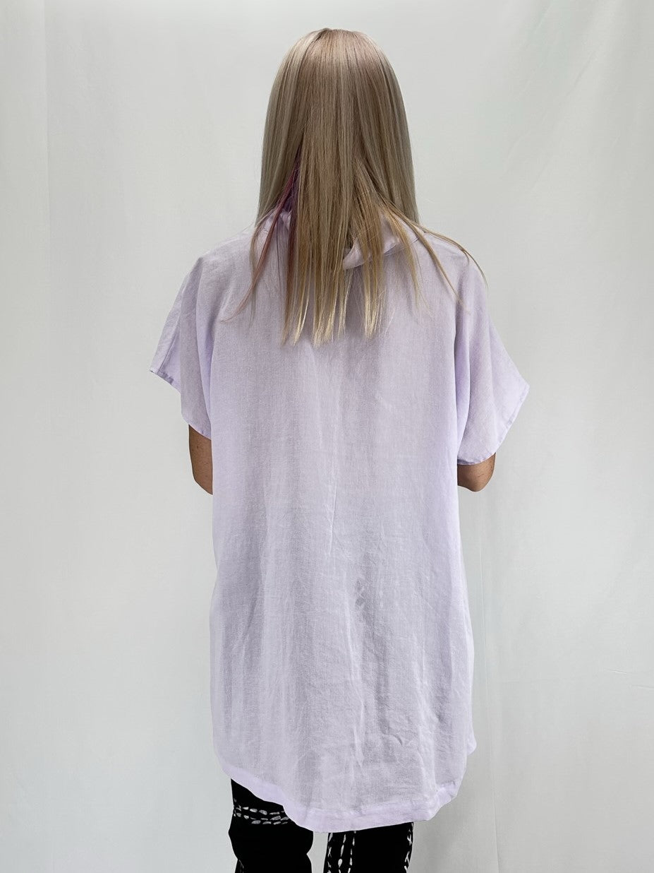 Paper Temples-Teddy Tunic Top- Lavender