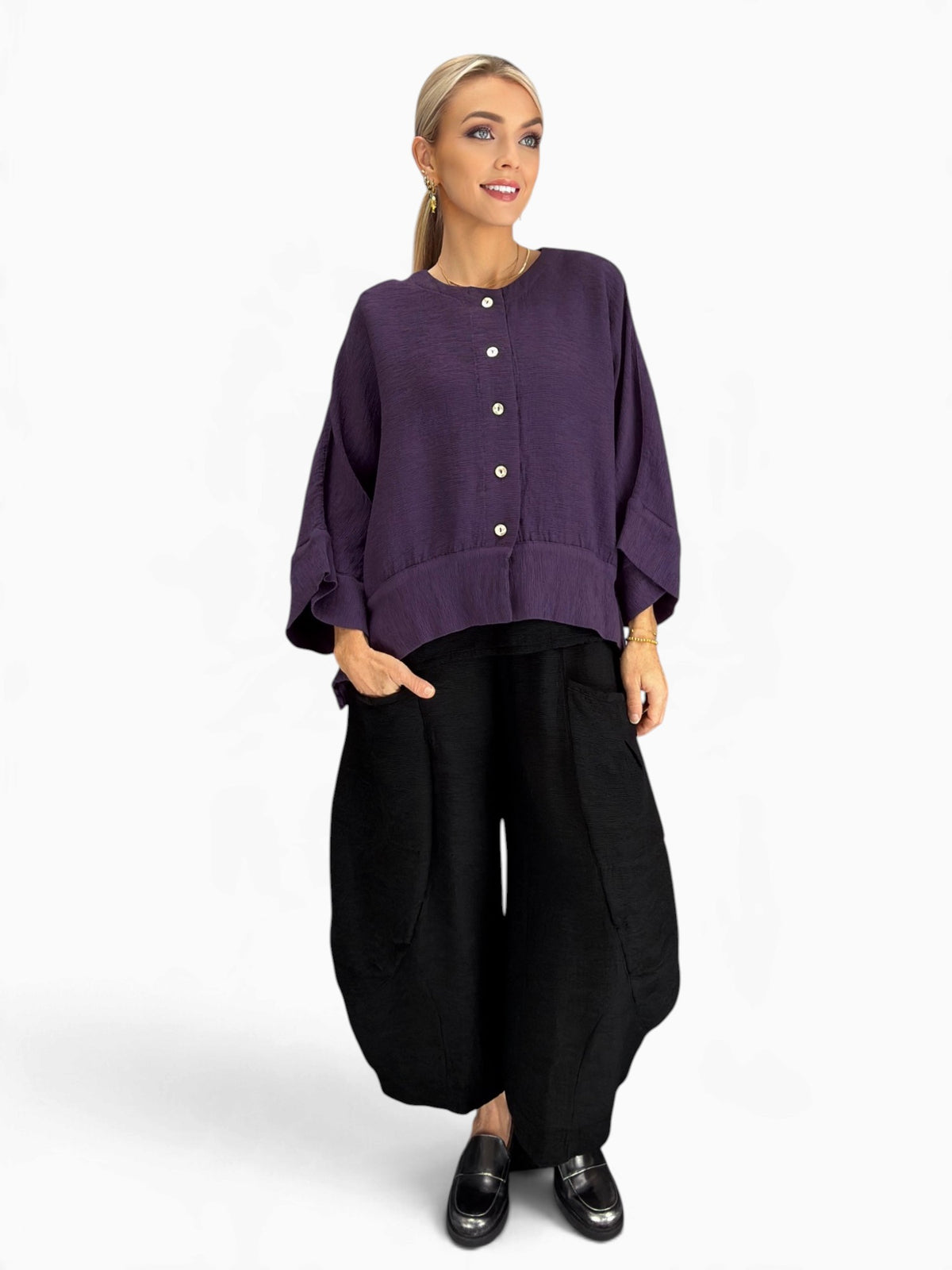 Eleven Stitch- Peplum Jacket/ Top