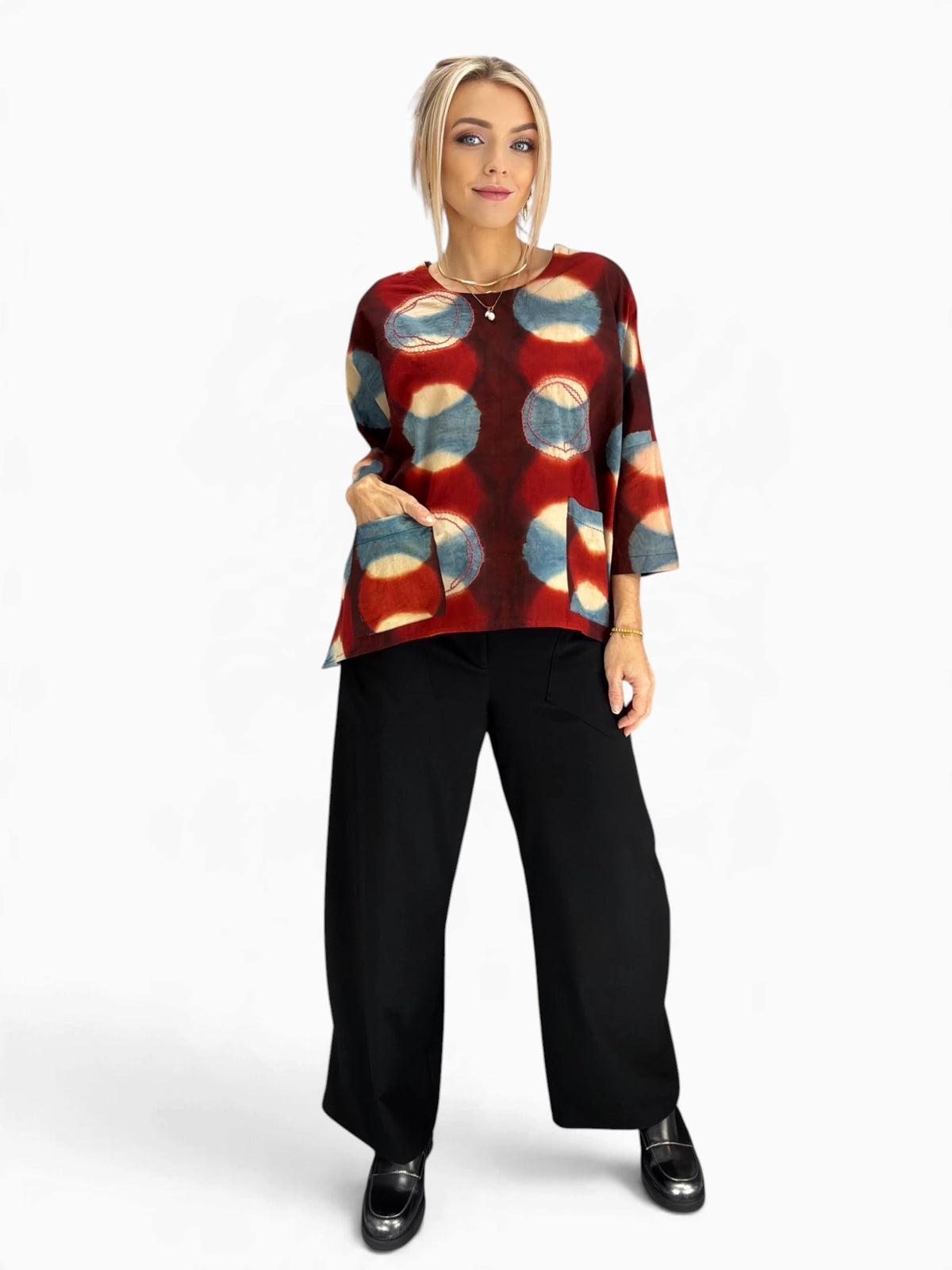 Handwork of India - Rimsha Popover Swing Top