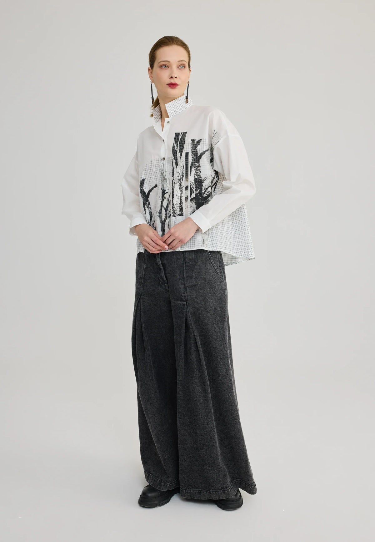 LUUKAA- SHILOH Printed Cotton Shirt