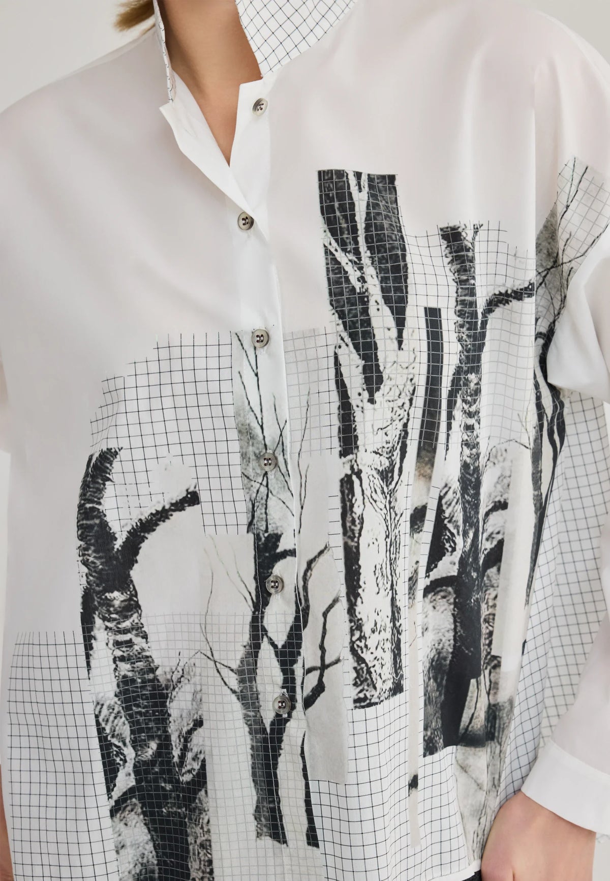 LUUKAA- SHILOH Printed Cotton Shirt