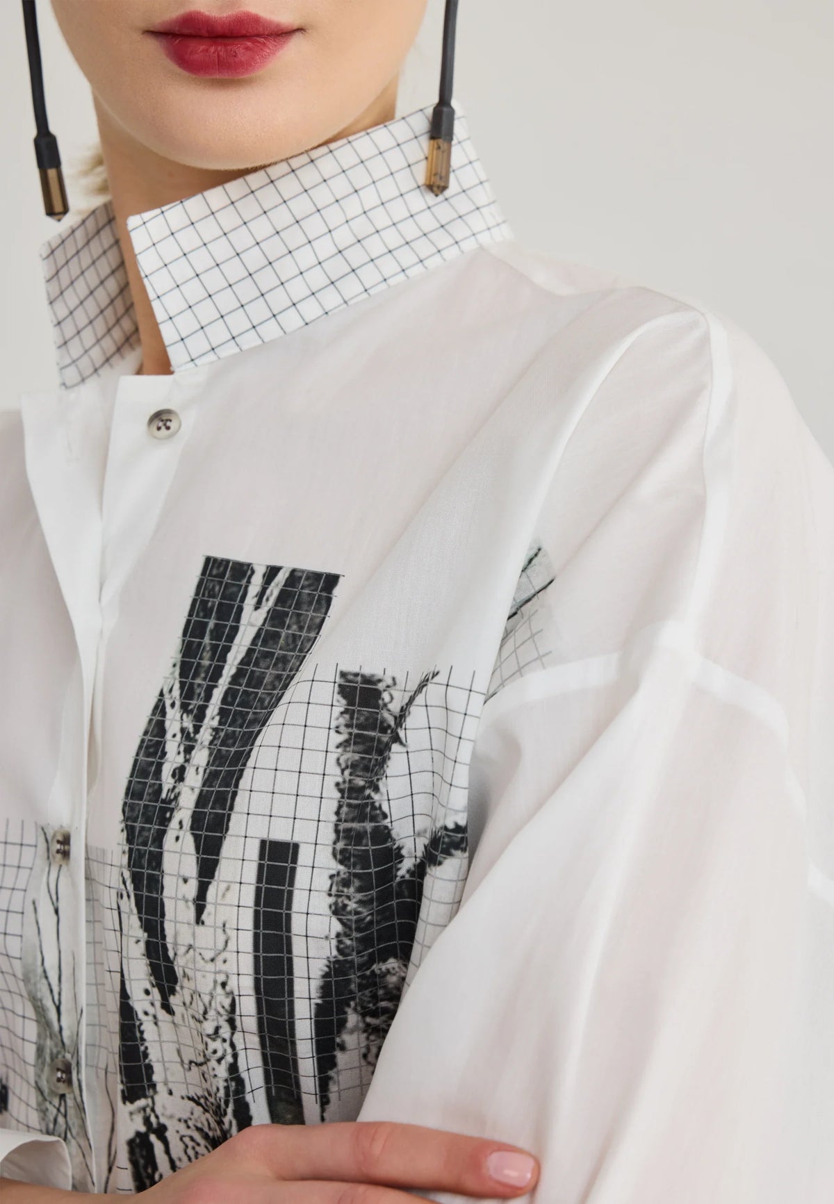 LUUKAA- SHILOH Printed Cotton Shirt