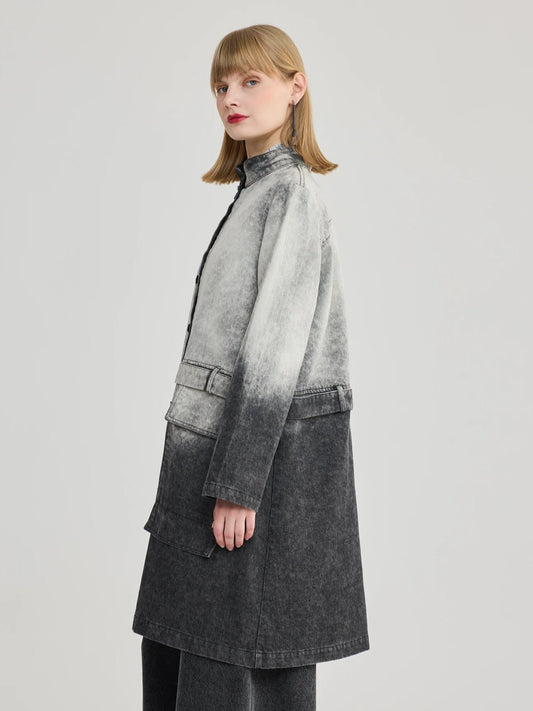 LUUKAA- Piperes Washed Ombre Coat