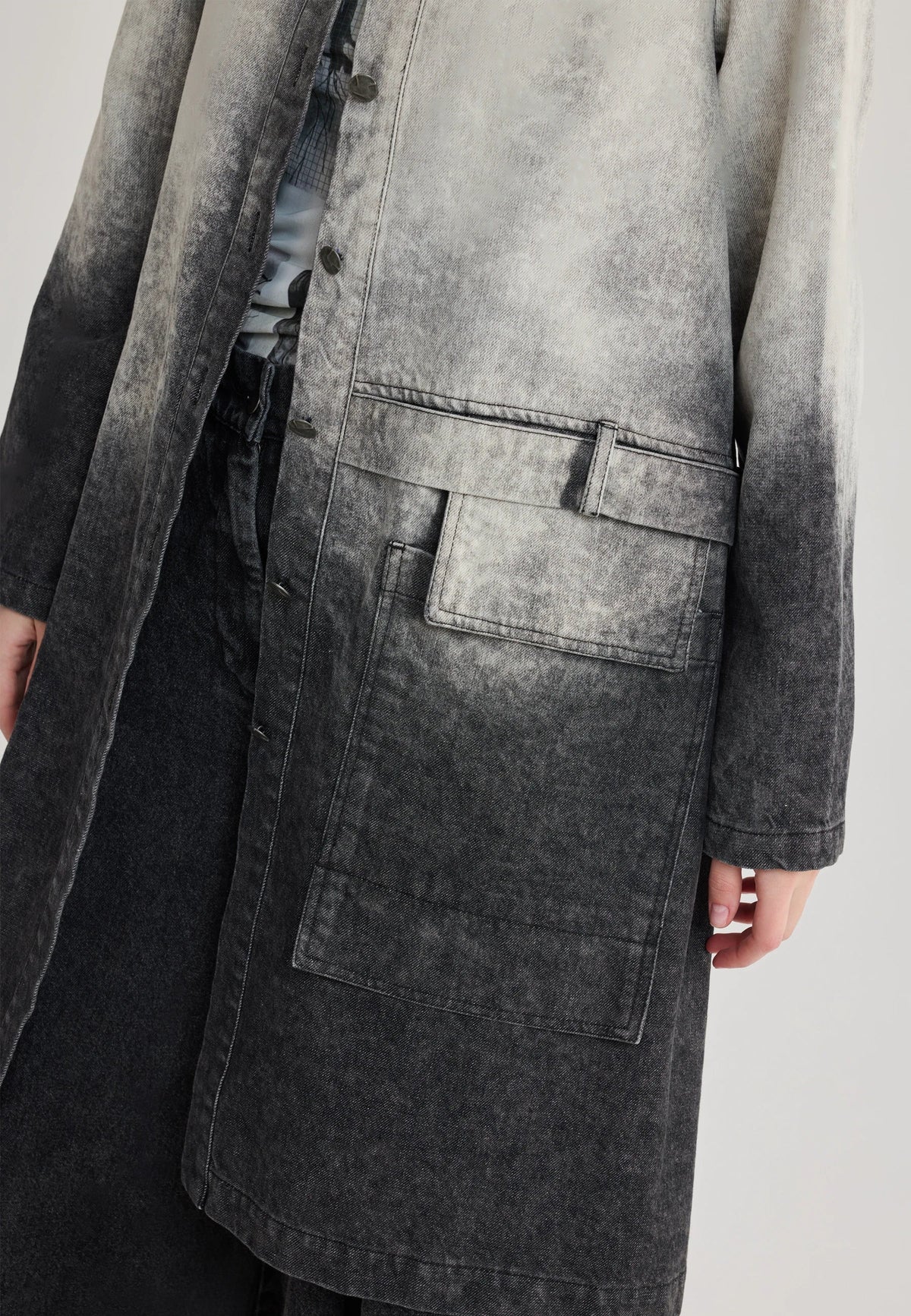 LUUKAA- Piperes Washed Ombre Coat